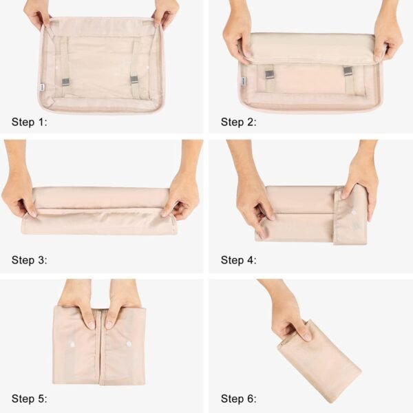 Mossio 9 Set Packing Cubes with Shoe Bag & Electronics Bag - Luggage Organizers Suitcase Travel Accessories - Image 7