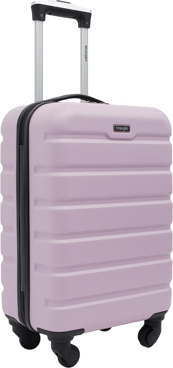 Wrangler 20" Spinner Carry-On Luggage, Lilac - Image 3