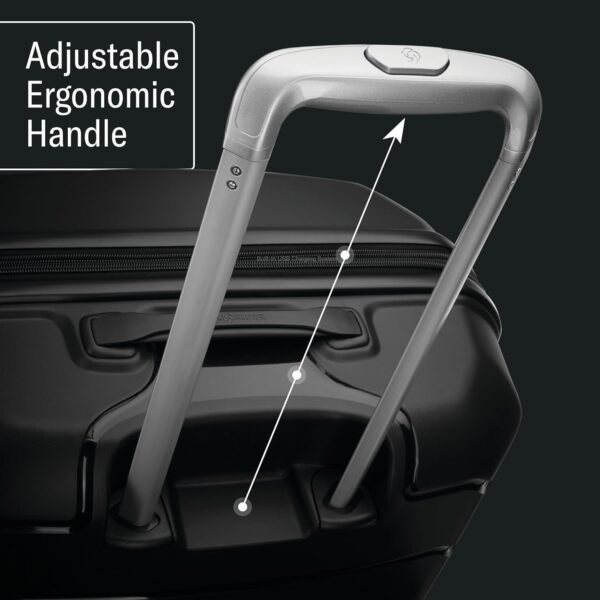 Samsonite Freeform Hardside Expandable Luggage with Spinners, Black, 2PC SET (Carry-on/Large) - Image 5