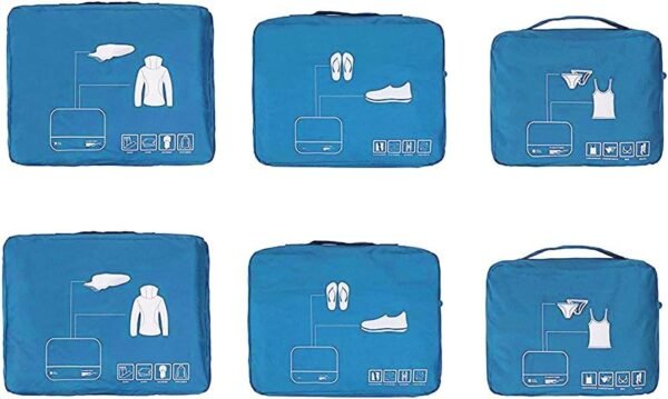 Packing Cubes Set Travel Luggage Organizers Suitcase Lightweight Accessories - Image 4