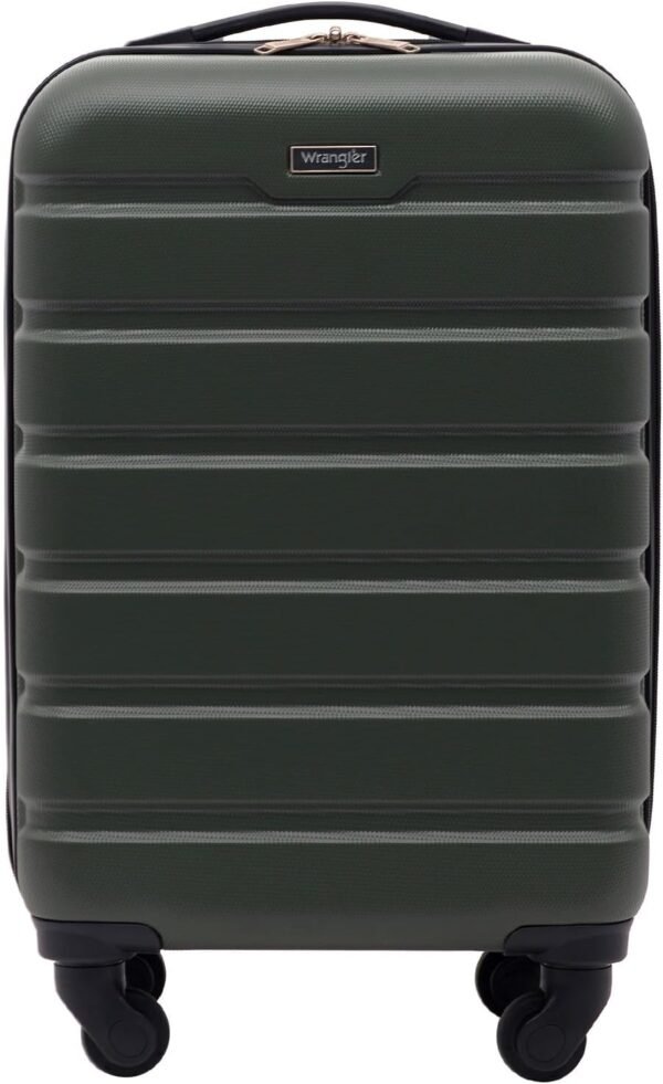 Wrangler Hardside Spinner Luggage, Deep Depth, Carry-On 20-Inch - Image 2