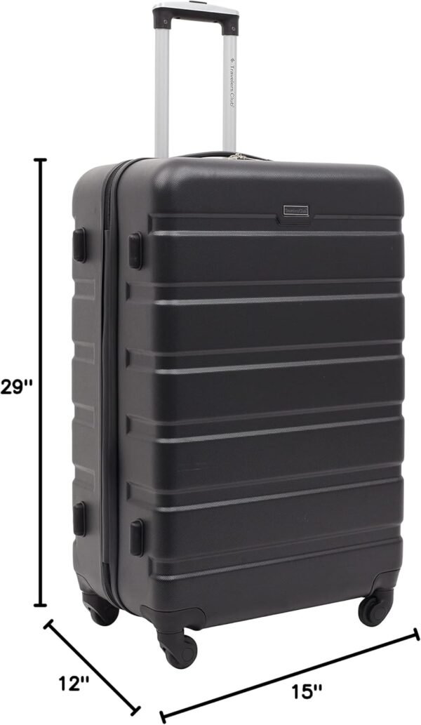 Travelers Club Harper Luggage, Black, 2 Piece Set - Image 10