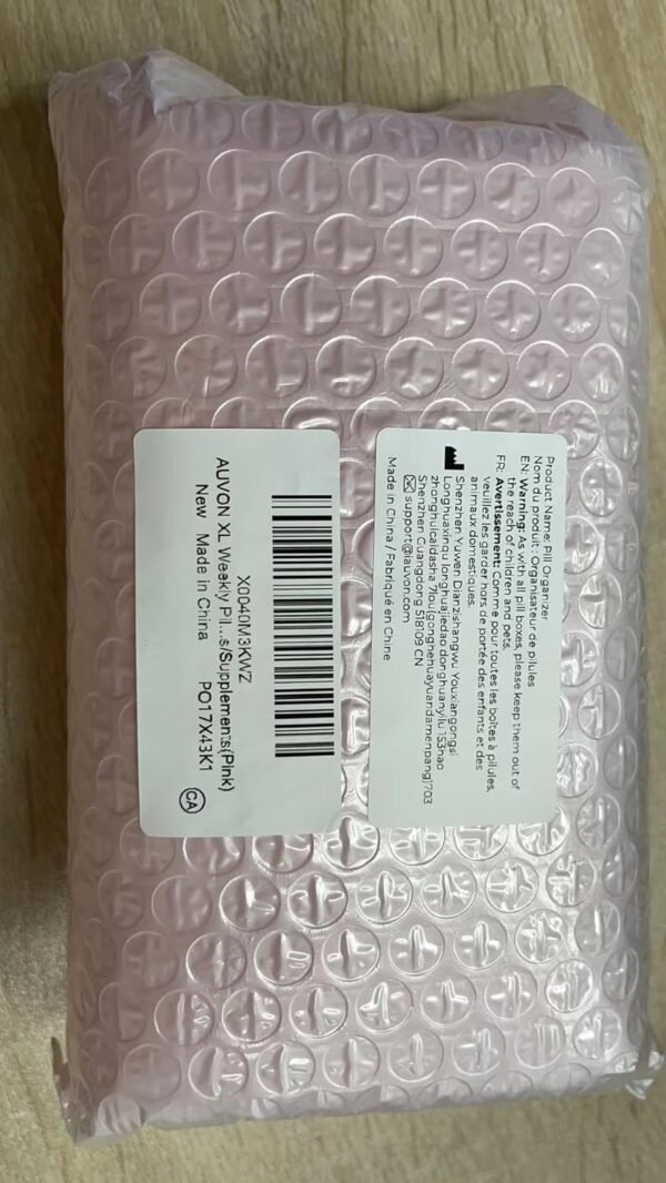 AUVON XL Weekly Pill Organizer 2 Times a Day, AM PM Pill Box 7 Day with One-Side Large Opening Design for Easy Filling, Portable Travel Pill Case for Medication, Vitamins, Fish Oils, Supplements - Image 9