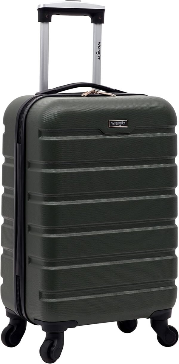 Wrangler Hardside Spinner Luggage, Deep Depth, Carry-On 20-Inch - Image 3