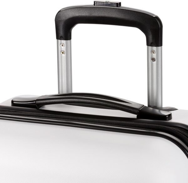 SwissGear 7366 Hardside Expandable Luggage with Spinner Wheels, White, Carry-On 19-Inch - Image 9