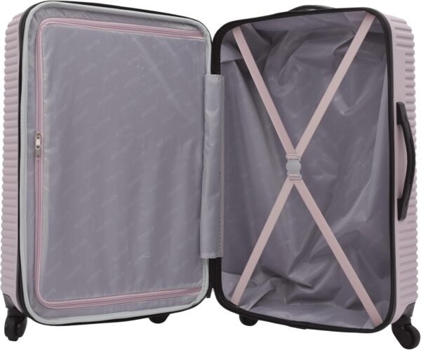 kensie Women's Hillsboro 4 Piece Luggage & Travel Bags Set, Burnished Lilac - Image 6