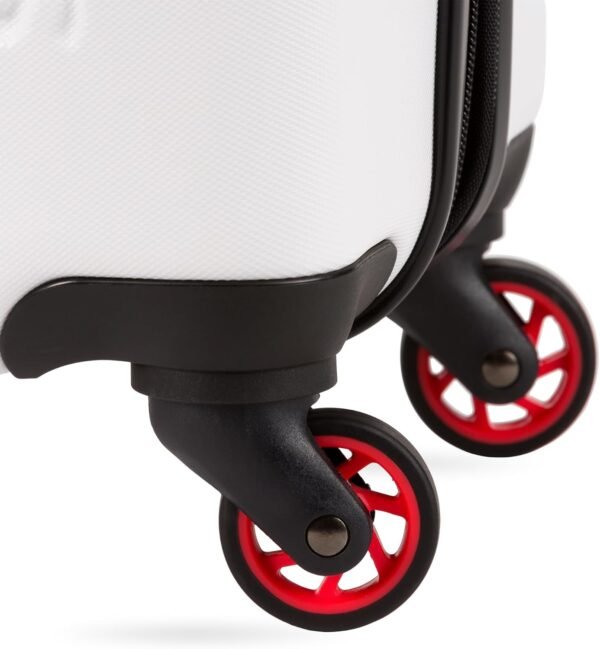 SwissGear 7366 Hardside Expandable Luggage with Spinner Wheels, White, Carry-On 19-Inch - Image 10