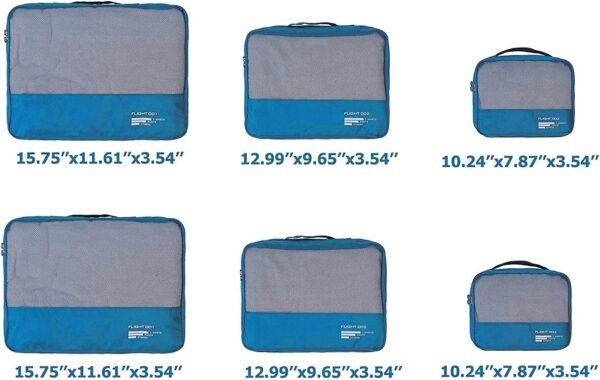 Packing Cubes Set Travel Luggage Organizers Suitcase Lightweight Accessories - Image 3