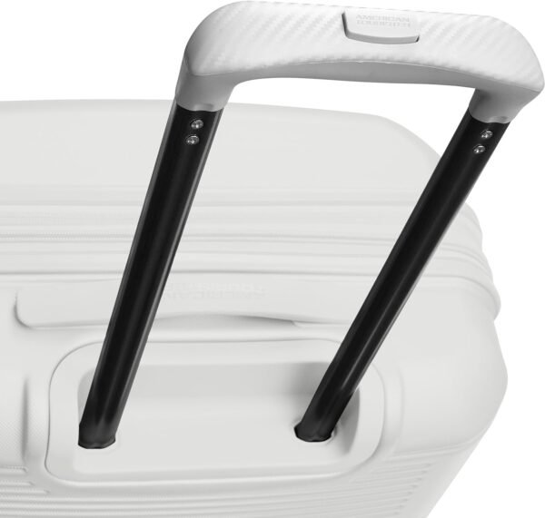 American Tourister Stratum 2.0 Expandable Hardside Luggage with Spinner Wheels, White, 20-Inch Carry-On - Image 6