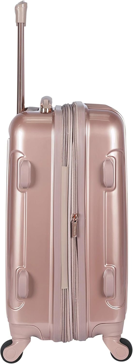 kensie Women's Alma Hardside Spinner Luggage, Rose Gold, Carry-On 20-Inch - Image 6