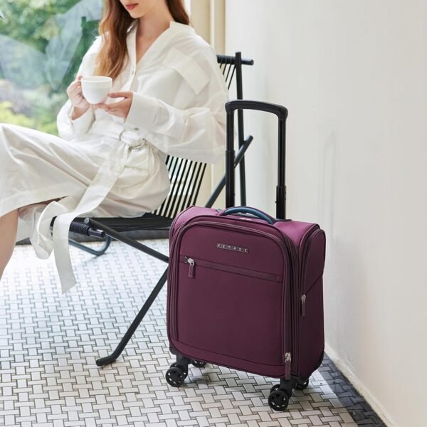 Verage Underseat Carry On Luggage with Wheels & USB Port,14 inch Wheeled Spinner Bag Carry-on Luggages for Airlines, Lightweight Suitcase Men Women, Pilots and Crew (14.5-Inch Plus Underseat Pro) - Image 8