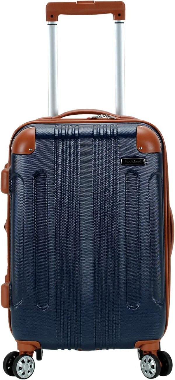 Rockland Hardside Expandable Luggage with Spinner Wheels, Blue, Carry-On 20-Inch - Image 2