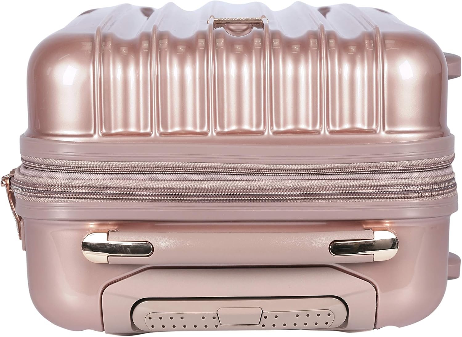 kensie Women's Alma Hardside Spinner Luggage, Rose Gold, Carry-On 20-Inch - Image 7