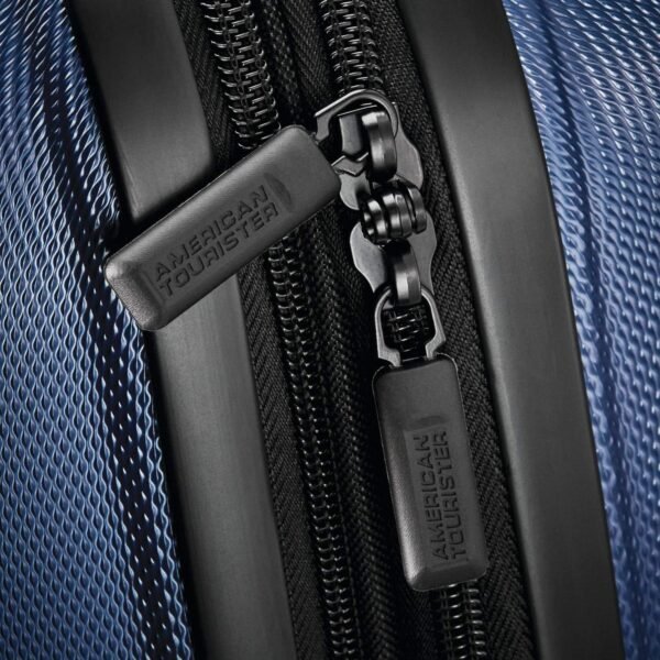 American Tourister Moonlight Hardside Expandable Luggage with Spinner Wheels, Navy, 3-Piece Set (21/24/28) - Image 8