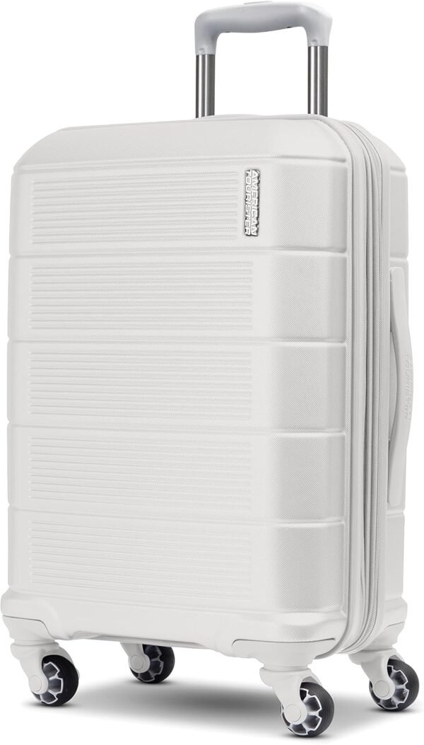 American Tourister Stratum 2.0 Expandable Hardside Luggage with Spinner Wheels, White, 20-Inch Carry-On - Image 2
