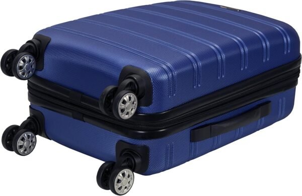 Rockland Melbourne Hardside Expandable Spinner Wheel Luggage, Blue, Carry-On 20-Inch - Image 6