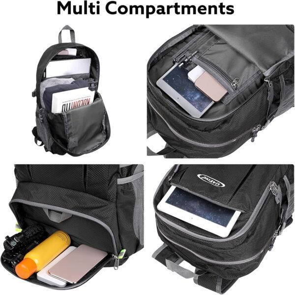 G4Free 40L Lightweight Packable Hiking Backpack, Waterproof Travel Daypack - Image 4
