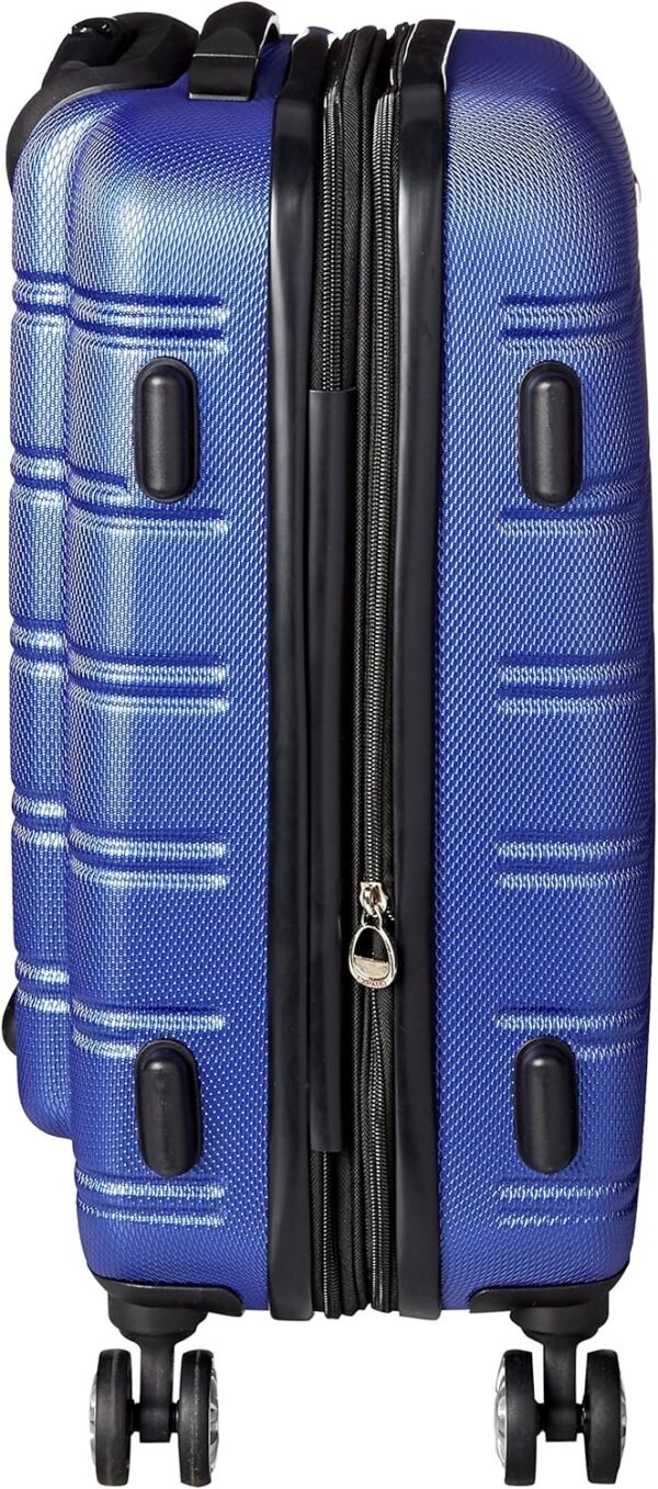 Rockland Melbourne Hardside Expandable Spinner Wheel Luggage, Blue, Carry-On 20-Inch - Image 7