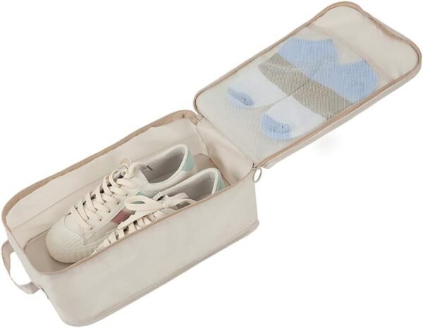 Belsmi 8 Set Packing Cubes with Shoe Bag - Compression Travel Luggage Organizer - Image 6