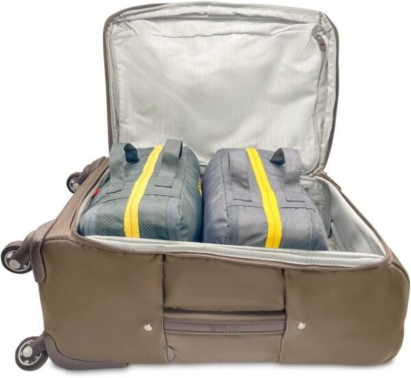 Biaggi Ultimate Compression ZipCube Set of 2 - Expandable Travel Organizer Bags for Suitcases, Lightweight Packing Cubes for Women & Men's Travel Accessories - Image 9