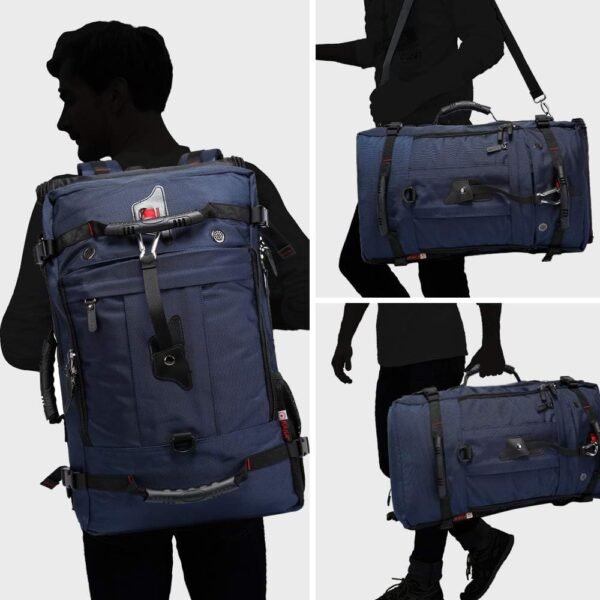 KAKA Travel Backpack, Carry On Backpack Durable Convertible Duffle Bag Fit for 15.6 Inch Laptop for Men and Women(Medium 35L) - Image 7