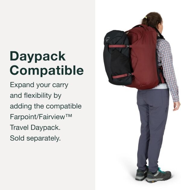 Osprey Fairview 40L Women's Travel Backpack, Night Jungle Blue - Image 7