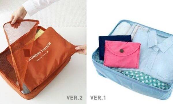 Mossio 7 Set Packing Cubes with Shoe Bag - Compression Travel Luggage Organizer - Image 6