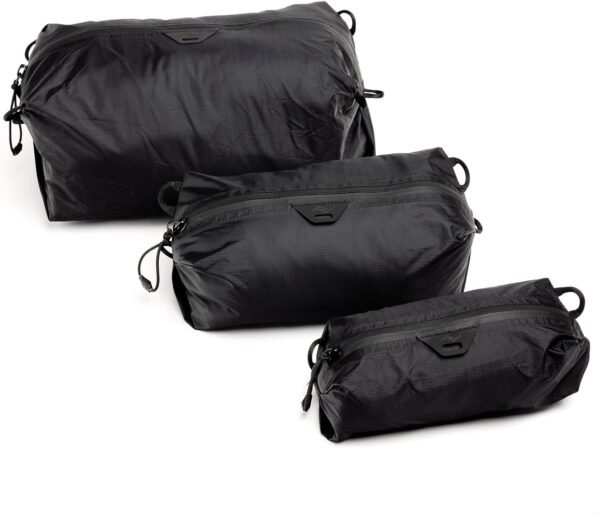 Peak Design Ultra Light Packing Cube for Quick and Efficient packing while travelling bundle (Black - XXS, XS, S) - Image 2