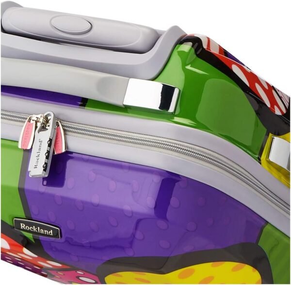 Rockland Vision Hardside Spinner Wheel Luggage, Assorted/Multicolor, Carry-On 20-Inch - Image 5