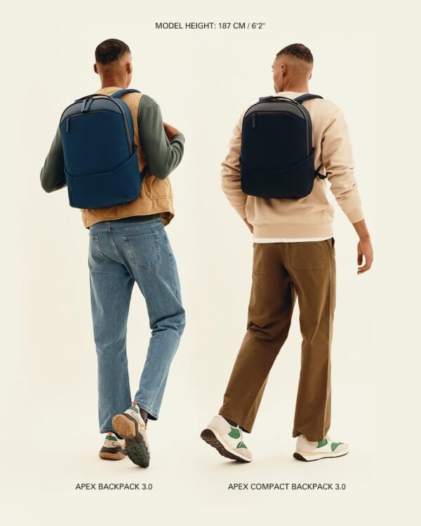 Troubadour Apex 17" Laptop Backpack - Waterproof, Lightweight, Spacious - Made From Recycled Materials - Image 9