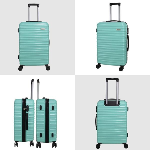 Luggage Sets 3 Piece(20/24/28)-Suitcase Set- Luggage with Wheels-PC + ABS Durable Lightweight Rotating hardshell suitcase 5PCS(Mint Green)… - Image 6