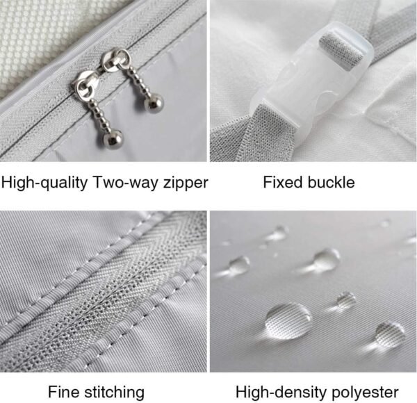 Packing Cubes for Travel, 8-piece Set of Travel Organizer Bags for Travel Accessories, Carry On Suitcase Organizer Bags Travel Cubes for Clothes Shoes Cosmetics - Image 6