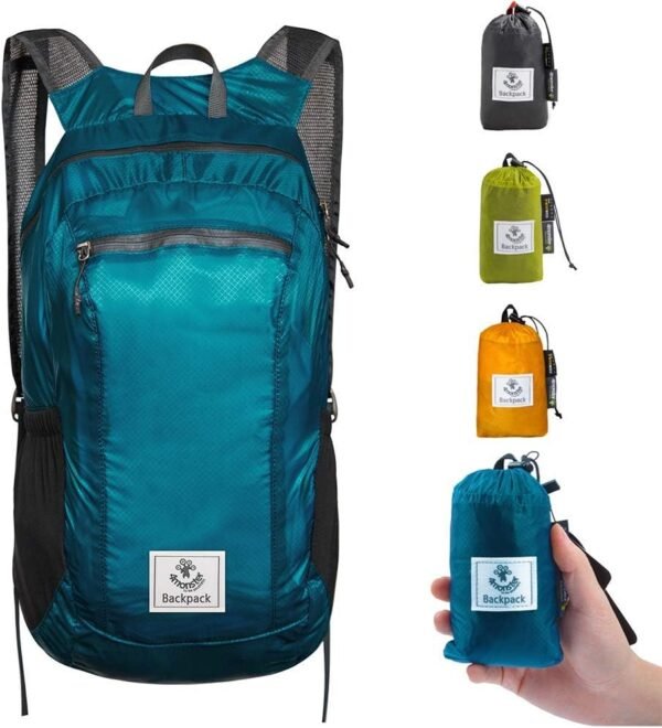 4Monster Hiking Daypack,Water Resistant Lightweight Packable Backpack for Travel Camping Outdoor - Image 2