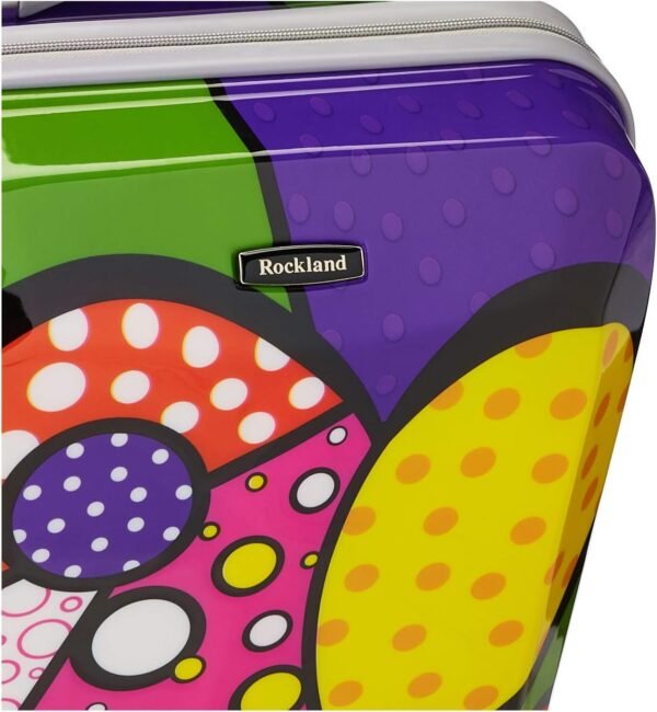 Rockland Vision Hardside Spinner Wheel Luggage, Assorted/Multicolor, Carry-On 20-Inch - Image 9