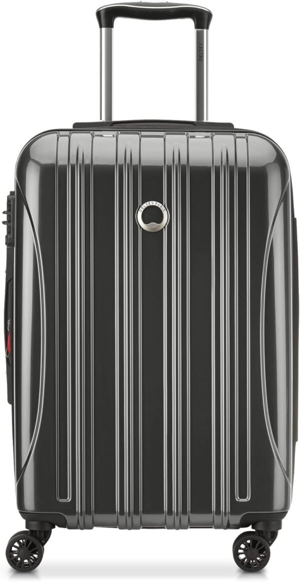 DELSEY Paris Helium Aero Hardside Expandable Luggage with Spinner Wheels, Titanium, 3-Piece Set (21/25/29) - Image 5