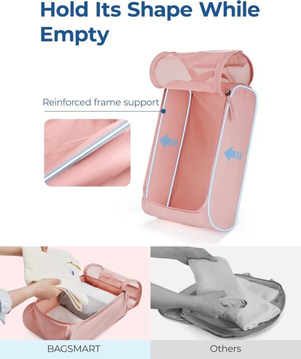 BAGSMART Packing Cubes for Travel, Compression Packing Cubes for Airplane Travel Essentials - Image 3