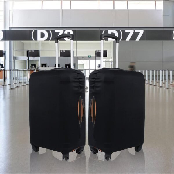 Explore Land Travel Luggage Cover Suitcase Protector Fits 27-30 Inch Luggage (Black, L) - Image 7