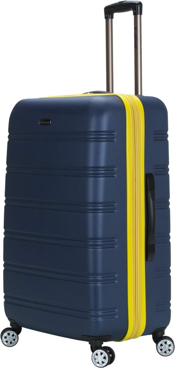 Rockland Unisex Adults Melbourne Hardside Expandable Spinner Wheel Luggage, Navy, 2-Piece Set (20/28) - Image 11