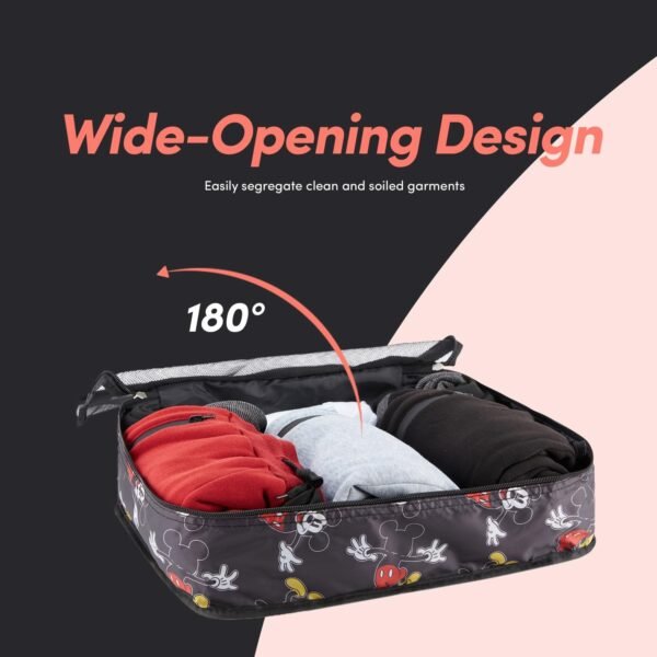 Disney Minnie Mickey Stitch Packing Cubes - 5 Piece Packing Organizer Set - Travel Essentials - Packing Cubes 5 Piece Set - Image 7