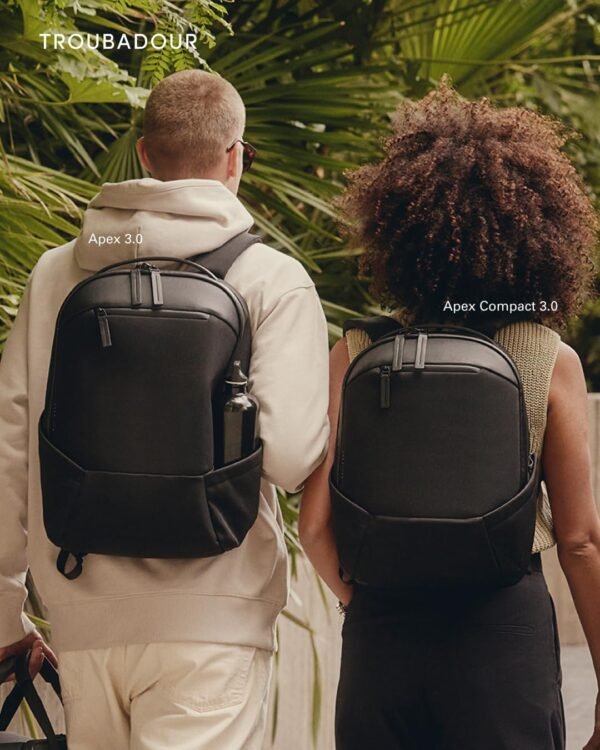 Troubadour Apex 17" Laptop Backpack - Waterproof, Lightweight, Spacious - Made From Recycled Materials - Image 8