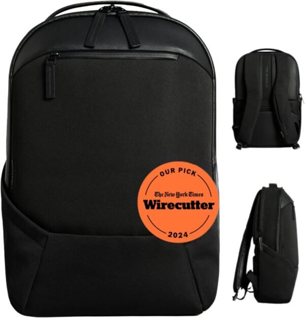 Troubadour Apex 17" Laptop Backpack - Waterproof, Lightweight, Spacious - Made From Recycled Materials - Image 2