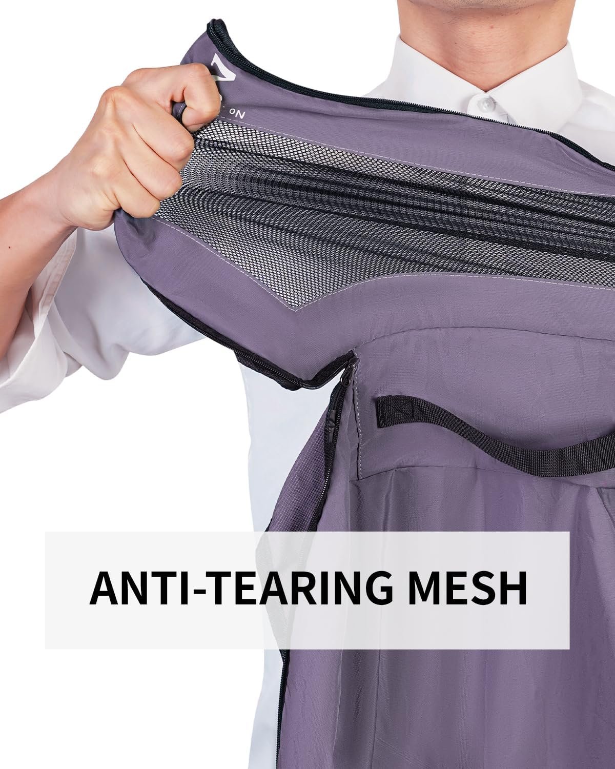 ECOHUB 7 Set Packing Cubes Tear-Resistant Luggage Packing Organizers with Number Icon for Travel Accessories Luggage Suitcase Machine Washable Packing Cubes (Purple) - Image 5