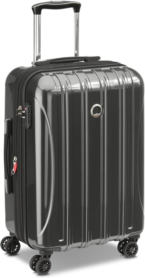DELSEY Paris Helium Aero Hardside Expandable Luggage with Spinner Wheels, Titanium, 3-Piece Set (21/25/29) - Image 6