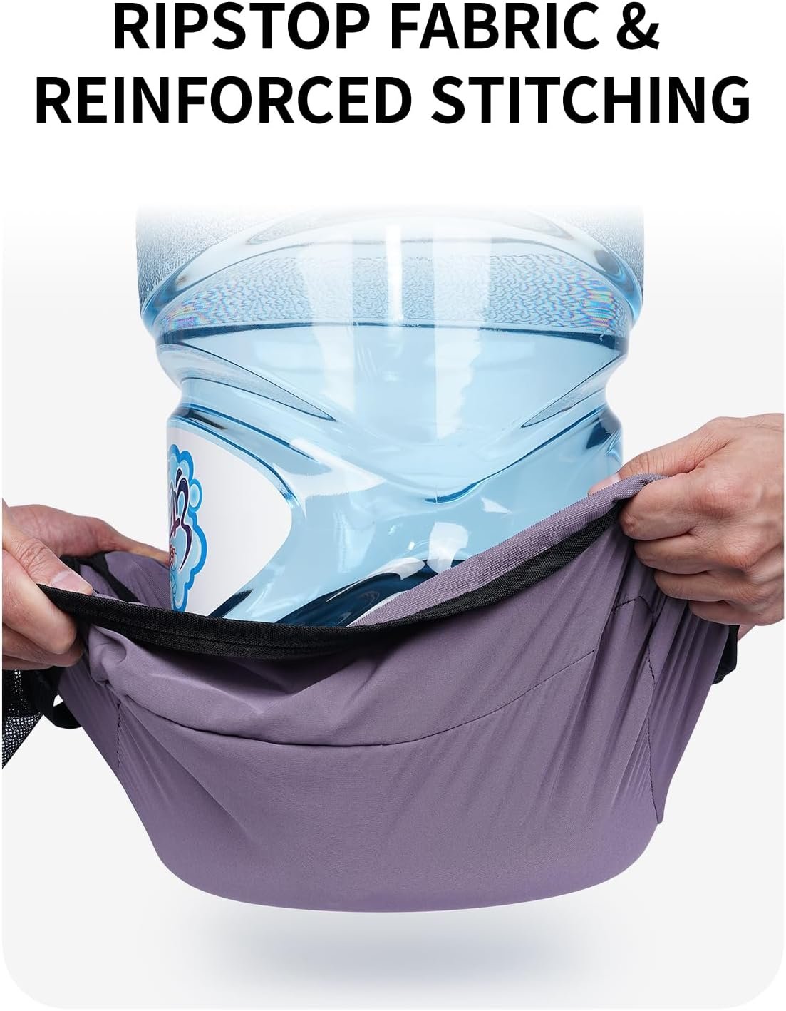 ECOHUB 7 Set Packing Cubes Tear-Resistant Luggage Packing Organizers with Number Icon for Travel Accessories Luggage Suitcase Machine Washable Packing Cubes (Purple) - Image 4