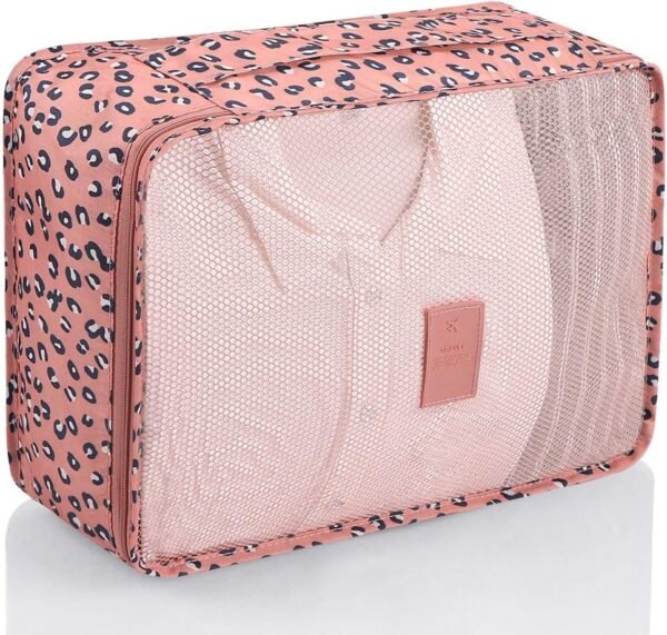Mossio 7 Set Packing Cubes with Shoe Bag - Travel Carry On Luggage Organizer - Image 6