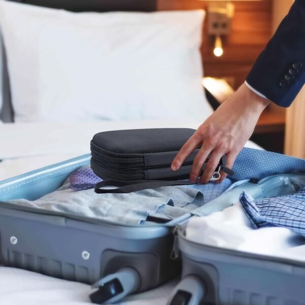 Tech Organizer Travel Case, Electronic Charger Cable Organizer Travel Case, Waterproof Portable Travel Accessories for Cable/Cord Storage, Charging Cable, Mouse, Cellphone, Power Bank - Image 8