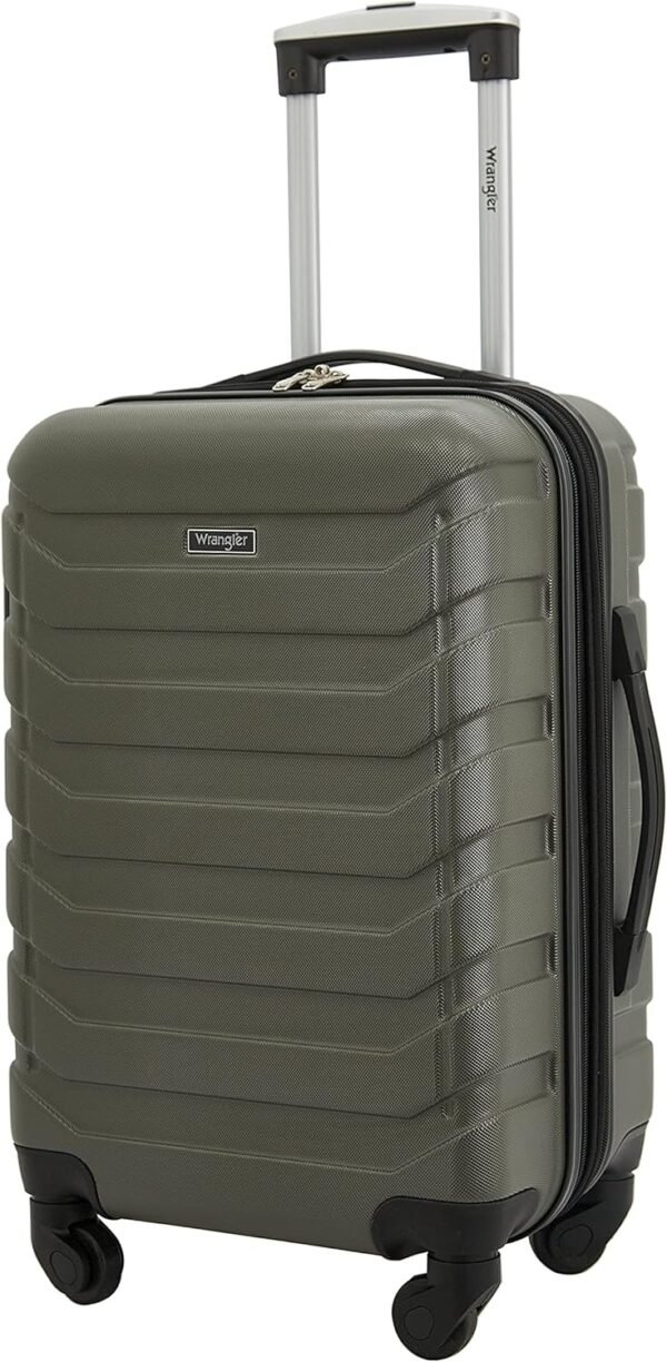 Wrangler Elysium Luggage & Packing Cubes, Green, 4 Piece Set - Image 4