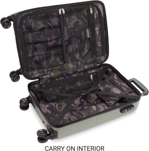 SwissGear 7272 Energie Hardside Expandable Luggage with Spinner Wheels, Gunmetal, 2-Piece Set (19/27) - Image 7