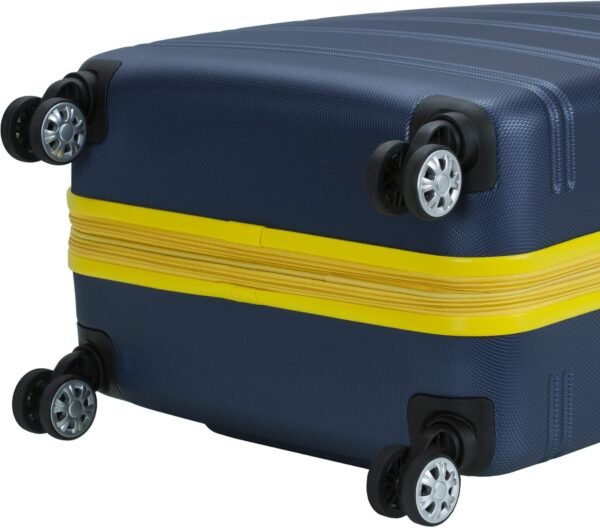 Rockland Unisex Adults Melbourne Hardside Expandable Spinner Wheel Luggage, Navy, 2-Piece Set (20/28) - Image 8