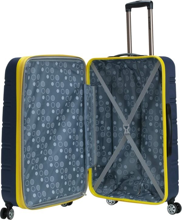 Rockland Unisex Adults Melbourne Hardside Expandable Spinner Wheel Luggage, Navy, 2-Piece Set (20/28) - Image 10